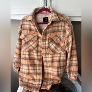 COTTON ON oversized flannel coat
